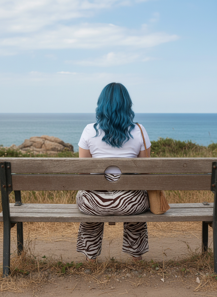 Plus Size Zebra Print High Waist Wide Leg Pants