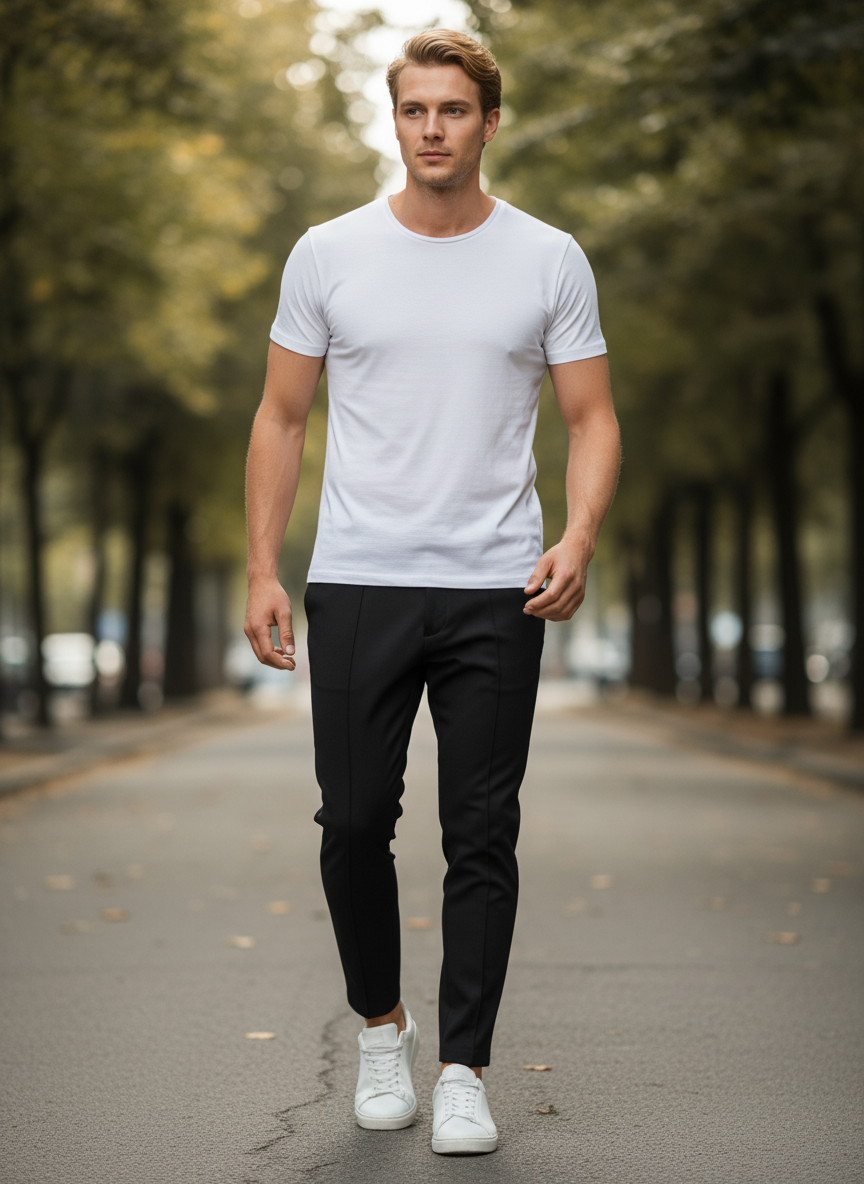 Men's Full Size Pockets Joggers Plus Size