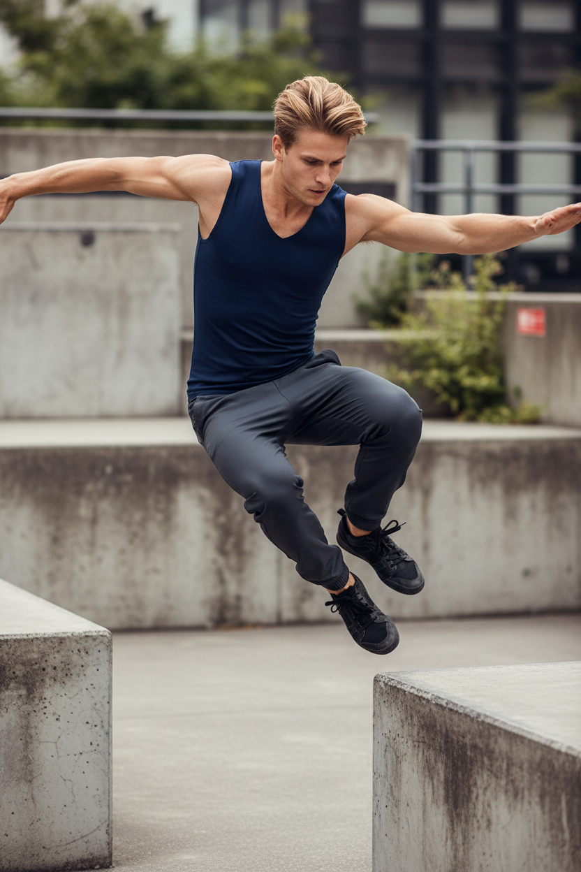 Men's Plus Size Basic Style V-Neck Tank