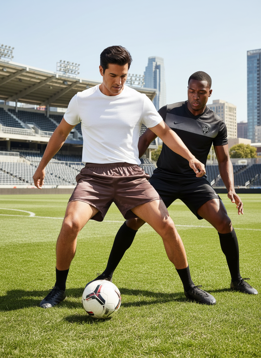 Men's Elastic Waist Shorts