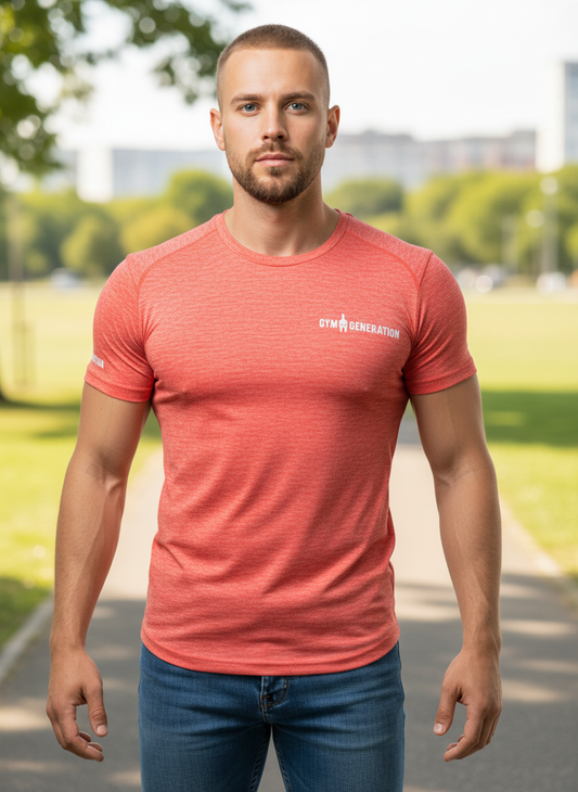 Men's Plus Size Round Neck Short Sleeve T-Shirt
