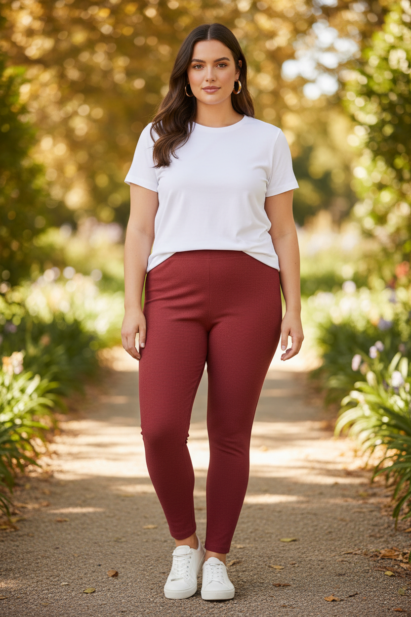 Zenana Premium Cotton Full Length Leggings