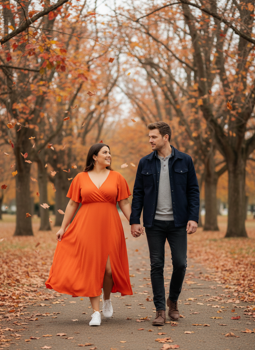 Plus Size Surplice Flutter Sleeve Dress