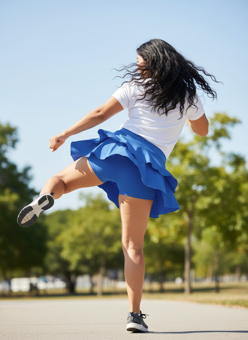Tiered Ruffle Active Skort (Kopi)