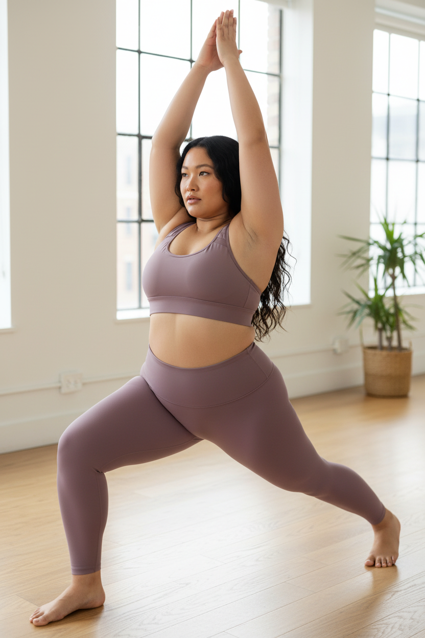 Scoop Neck Long Sports Bra