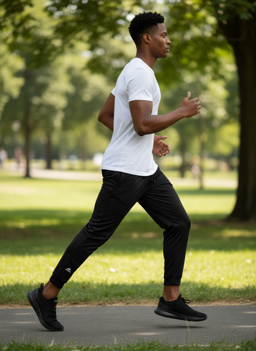Men's Drawstring Joggers with Pockets