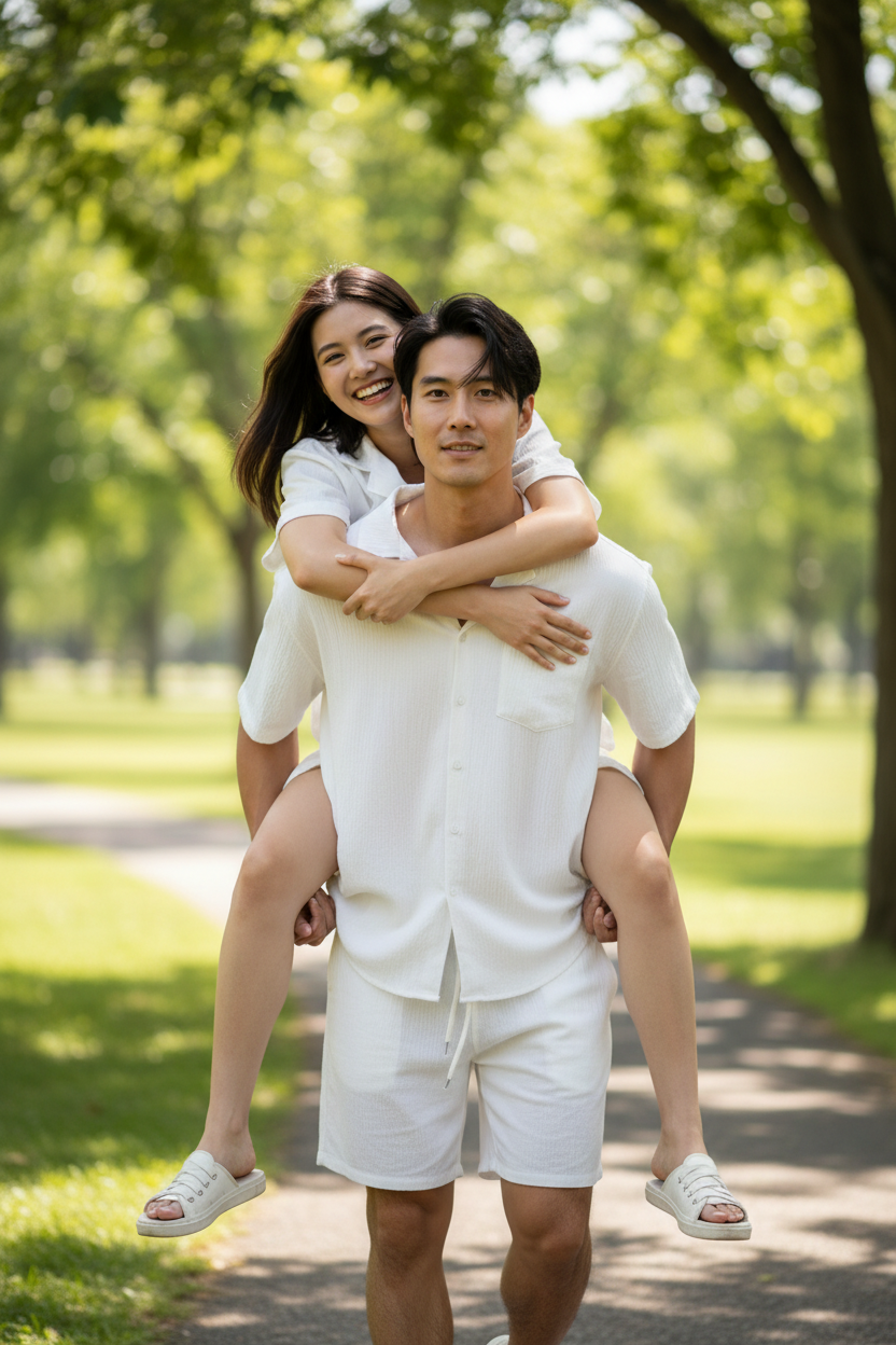 Men's Short Sleeve Shirt and Shorts Set